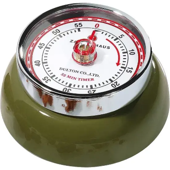 Zassenhaus Magnetic Retro 60 Minute Kitchen Timer, 2.75-Inch image {12}