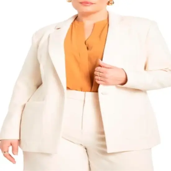 ELOQUII Women&rsquo;s Plus Size The 365 Suit Patch Pocket Blazer image {3}