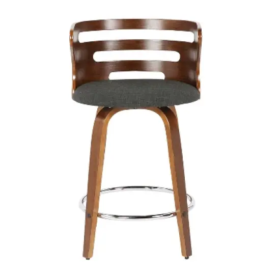 Set of 2 Cosini Upholstered Counter Height Barstools - Lumisource image {5}