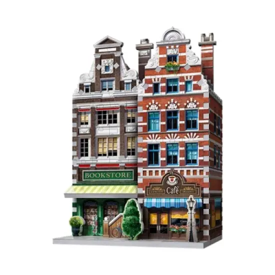 Urbania Collection - Hotel, Cinema, Cafe & Fire Station 4pk 3D Puzzles 1165pc image {13}