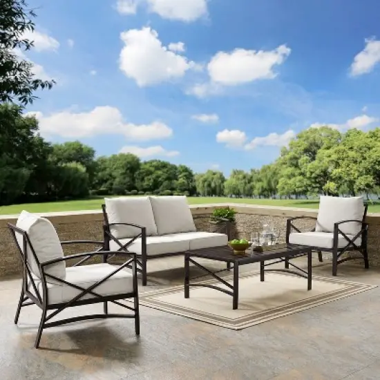 4pc Kaplan Outdoor Seating Set - Crosley image {4}