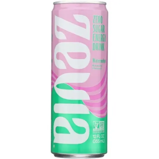 Zevia Drink Energy Watermelon -12 fl oz image {1}