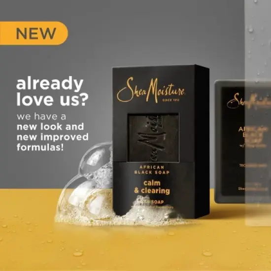 SheaMoisture African Black Bar Soap - 8oz image {6}