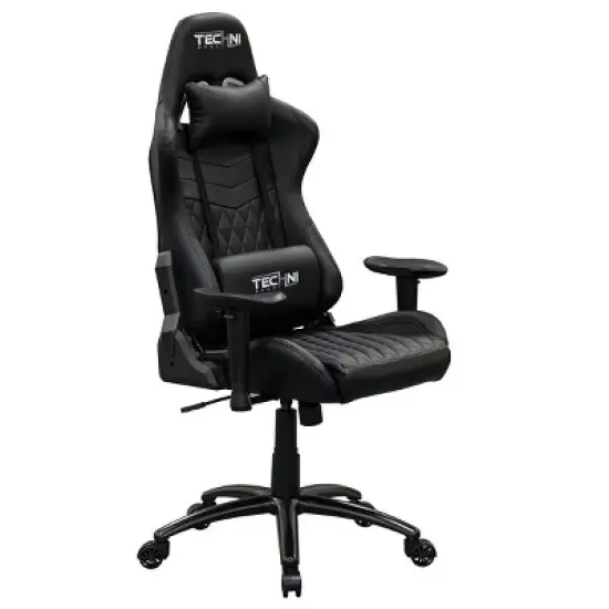 Gaming Chair Racer Style High Back with Reclining Backrest Adjustable Arms and Lumbar Support for Long Sessions -3irtyhousy image {1}