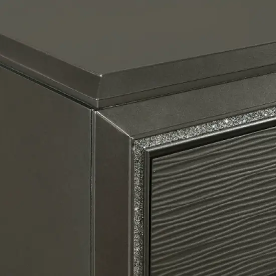 Faris 2 Drawer Nightstand Black - Picket House Furnishings image {4}