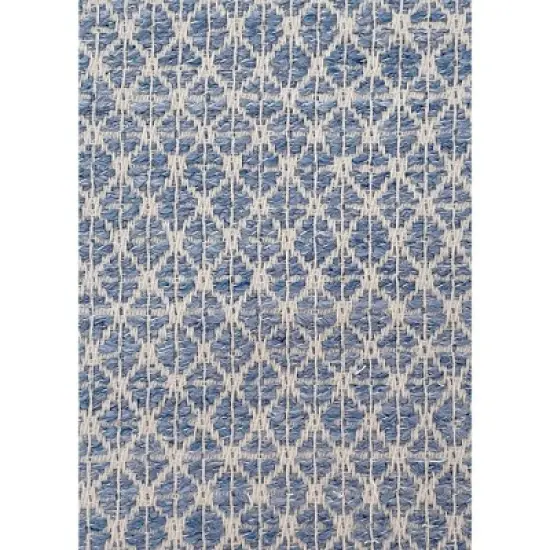 Coastal Breeze Indigo Blue 16x16 Indoor Outdoor Pillow image {4}