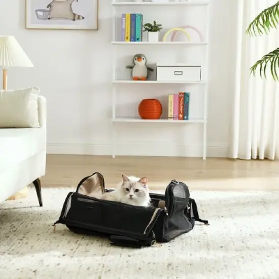 Scout 19'' Dog & Cat Carrier Bag Black image {1}