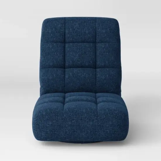 Floor Dorm Gaming Chair with Adjustable Back Navy - Room Essentials&trade; image {2}