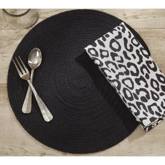 Split P Essex Textured Round Placemat Sets image {1}