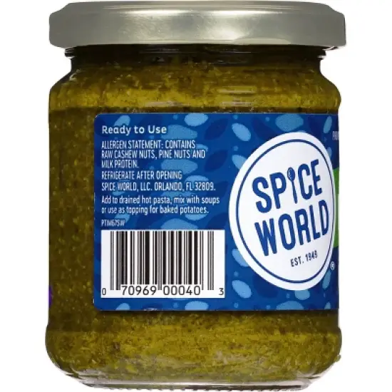 Spice World Original Italian Pesto - 6.7oz image {2}
