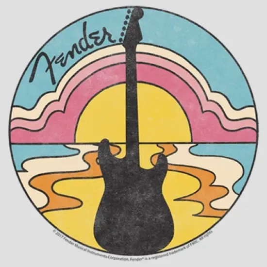 Women's Fender 70s Guitar Silhouette Racerback Tank Top image {1}