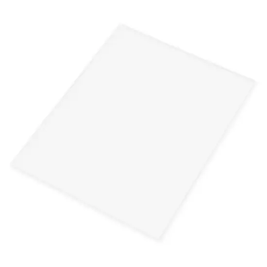 WeChef 8.5"x11" Double-Sided All Clear Vinyl Menu Cover 2 View Plastic Menu Holder Top Loading Restaurant Cafe 30 Pack image {2}