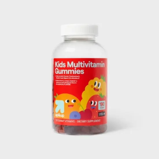 Kids' Multivitamin Gummies - Fruit - up&up&trade; image {5}