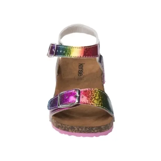 Kensie Girl Closed Toe Knitted Toddler Sandal Perfect fit for the school image {4}
