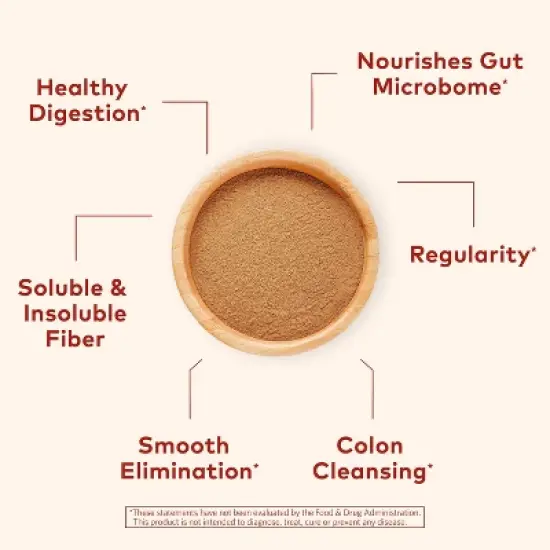 Organic India Psyllium Pre & Probiotic Fiber Digestive Canister Powder - Orange - 10oz image {1}