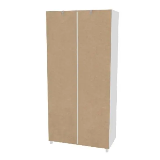 Santa Fe 2 Door Storage Cabinet White - Polifurniture image {4}
