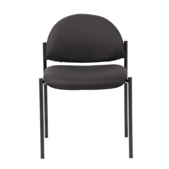 Armless Stacking Chair - Boss Office Products image {2}