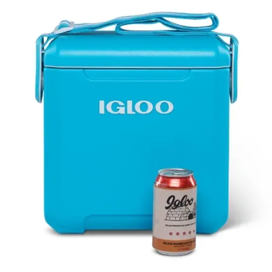 Igloo Tag Along Too Personal 11qt Cooler - Turquoise Dream image {8}