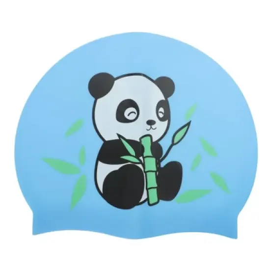 Unique Bargains Kid's Silicone Animal Swim Cap 1 Pc image {8}