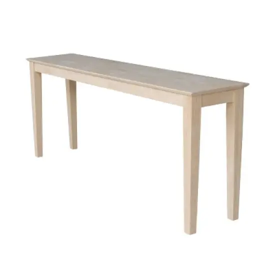 Shaker Table Unfinished - International Concepts image {9}