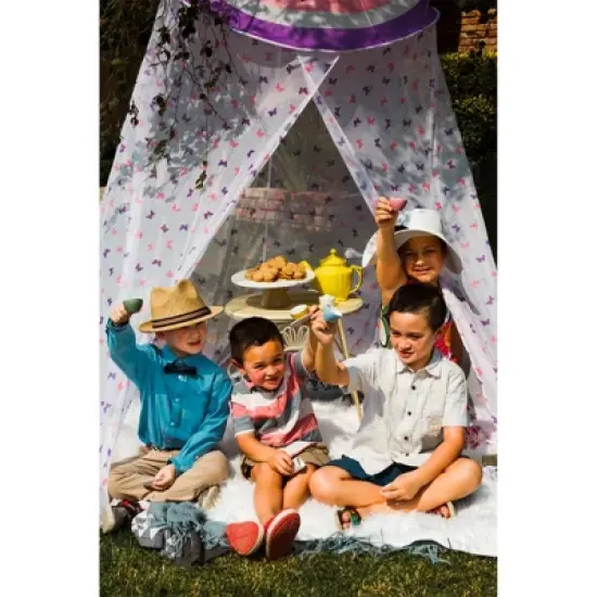 Pacific Play Tents Kids Butterfly Hanging Canopy 37" x 80" High image {3}