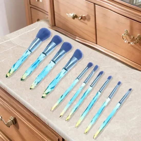 Unique Bargains Lightweight Makeup Brush Set 10 Pcs image {4}