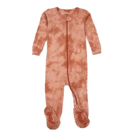Leveret Kids Footed Cotton Tie Dye Pajama image {13}