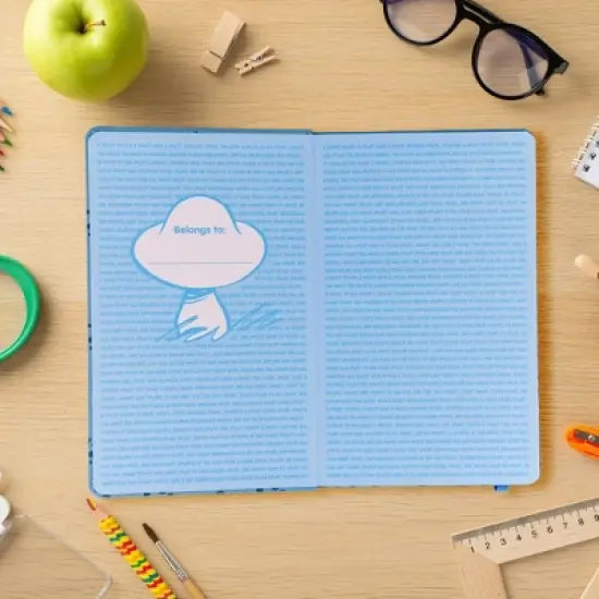 Inkology, LLC The Smurfs 80-Page Vegan Leather Notebook | 5 x 8 Inches image {7}