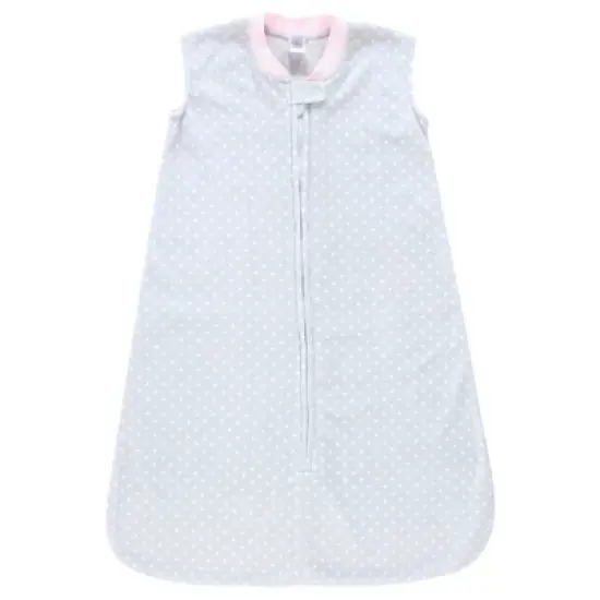 Hudson Baby Infant Girl Plush Sleeping Bag, Sack, Blanket 2pk, Basic Pink Floral image {3}