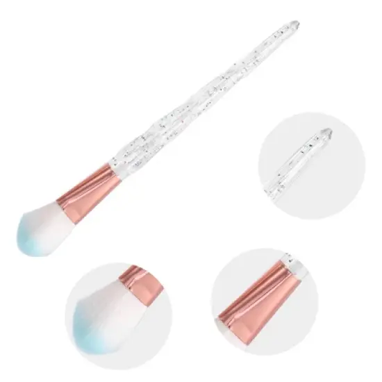 Unique Bargains Makeup Brush Set Foundation Concealer Blusher Brush Nylon Plastic Metal Handle 20 Pcs image {2}