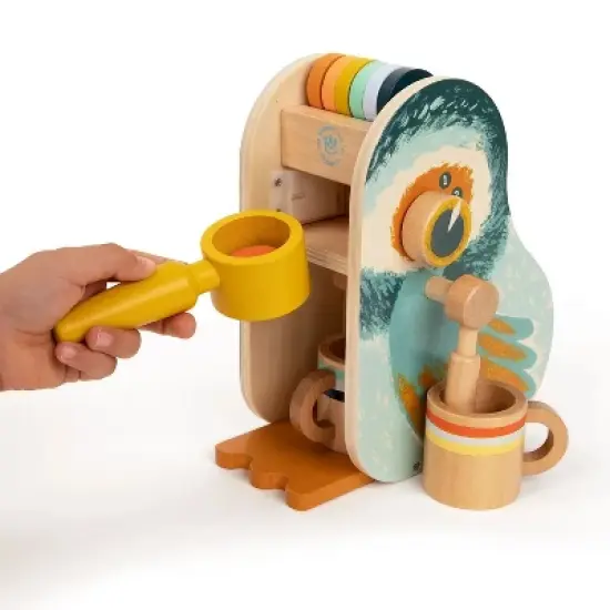 Manhattan Toy Early Bird Espresso Toddler & Kids Pretend Play Cooking Toy Set image {11}