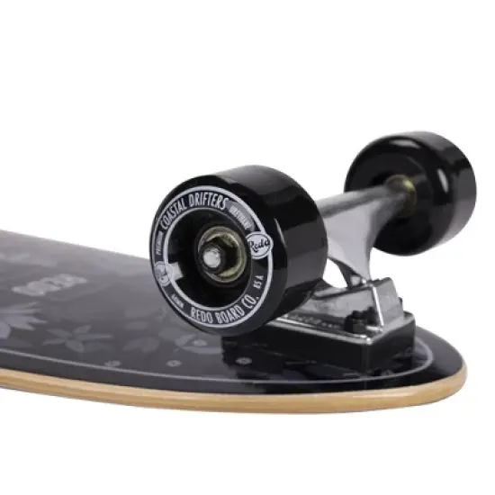 ReDo Skateboard Co. 24" Standard Skateboard - Black Floral image {7}