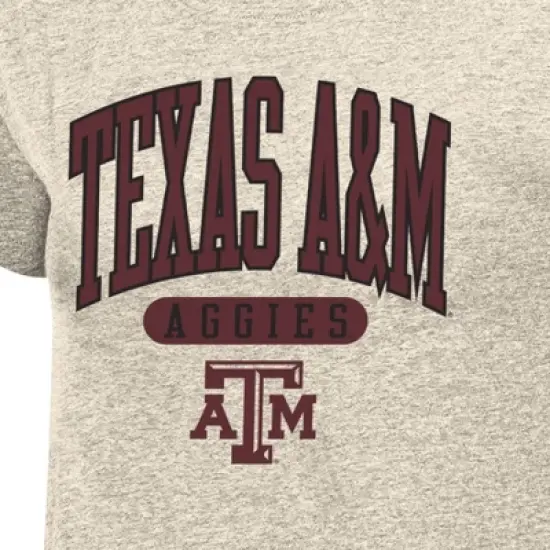 NCAA Texas A&M Aggies Women's Oatmeal T-Shirt image {2}