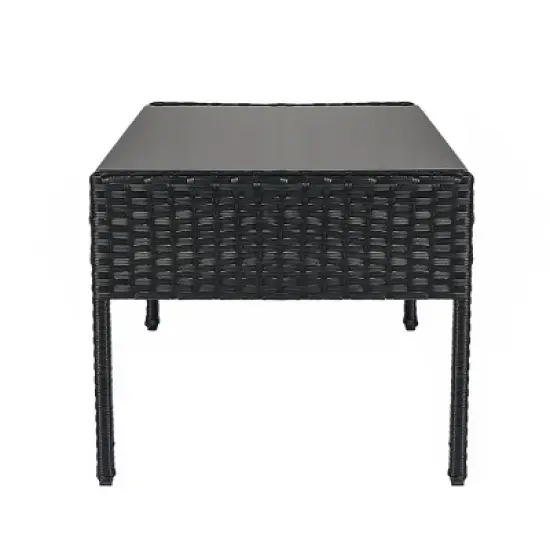 WestinTrends  4-Piece Outdoor Patio Conversation Set image {7}