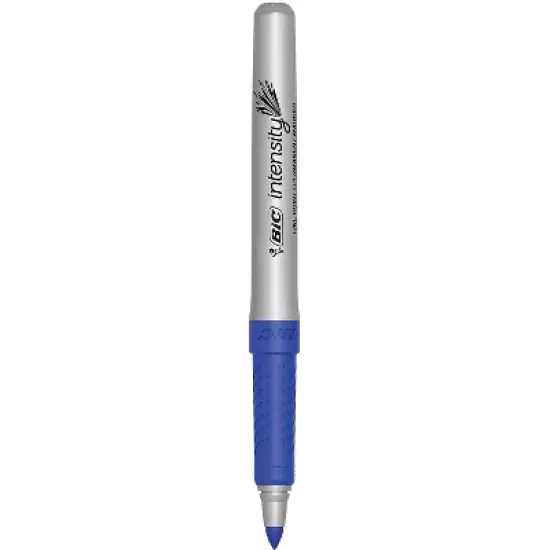 Bic Marking Fine Tip Permanent Marker Deep Sea Blue Dozen GPM11BE image {3}