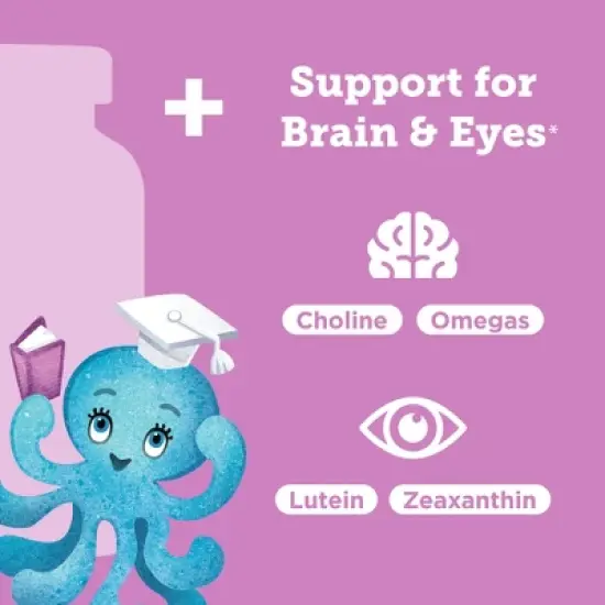 Hyland's Naturals Kids' Sugar Free Multivitamin + Brain & Eye Health - 60ct image {3}