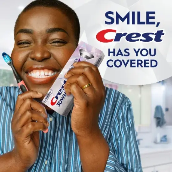 Crest 3D White Brilliance Luminous Purple Toothpaste - 4.6oz image {9}