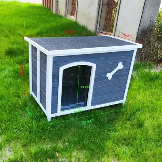 Large Wooden Dog House image {5}