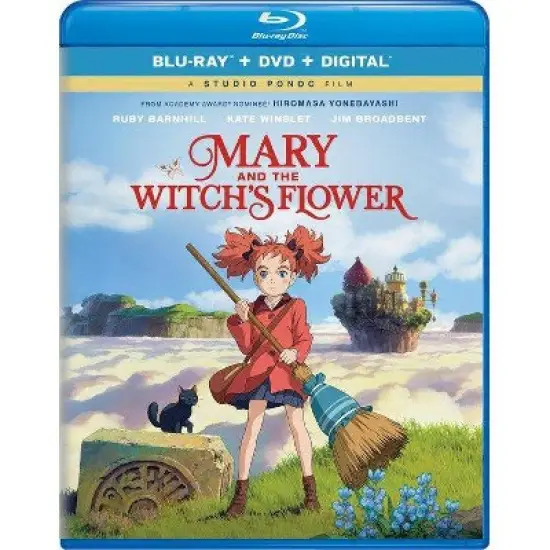 Mary and the Witch's Flower (Blu-ray + DVD + Digital) image {1}