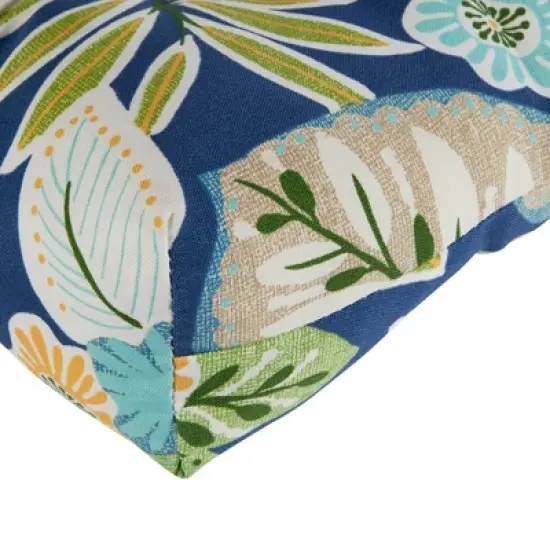 Marlow Floral Outdoor Seat Cushion - Kensington Garden image {5}
