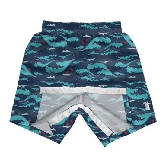 Green Sprouts Baby/Toddler Boys' Easy-Change Eco Swim Trunks image {5}