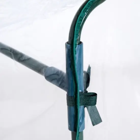 Outsunny 71'' x 39'' x 66'' Walk In Greenhouse Portable Hot House for Plants with Zippered Door and Top Window for Outdoor, Garden, Patio, PVC Cover image {7}