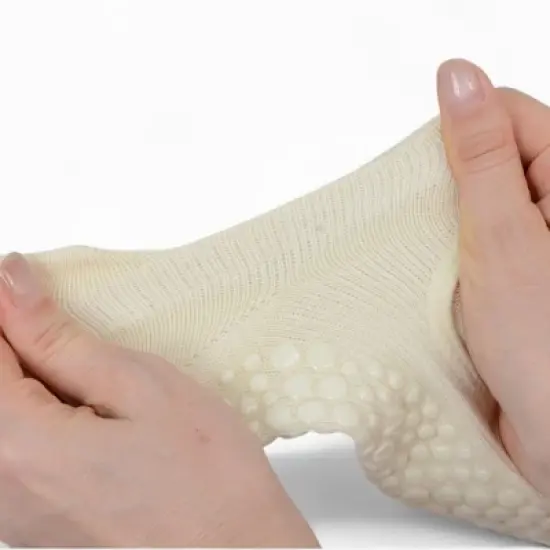 Anna-Kaci Women's Open-Toe Grip Socks for Yoga and Pilates with Non-Slip Soles and Arch Support image {2}