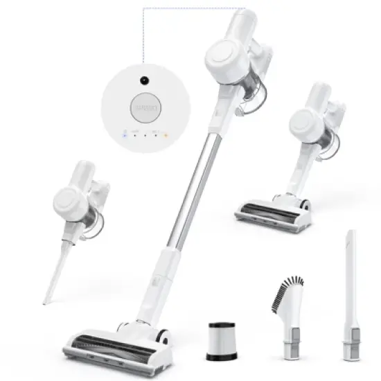 GreenEver Cordless Vacuum Cleaner Rechargeable Vac Handheld with LED Powerful Suction Versatile for Carpet image {14}