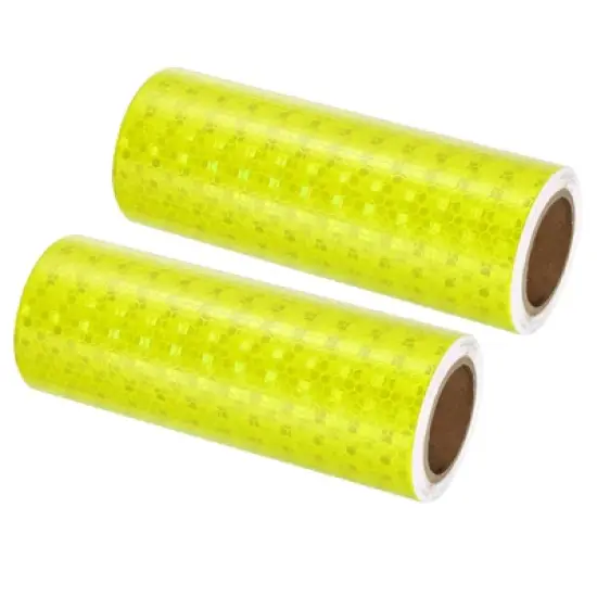 Unique Bargains High Visibility Waterproof Adhesive Warning Reflective Tape image {9}