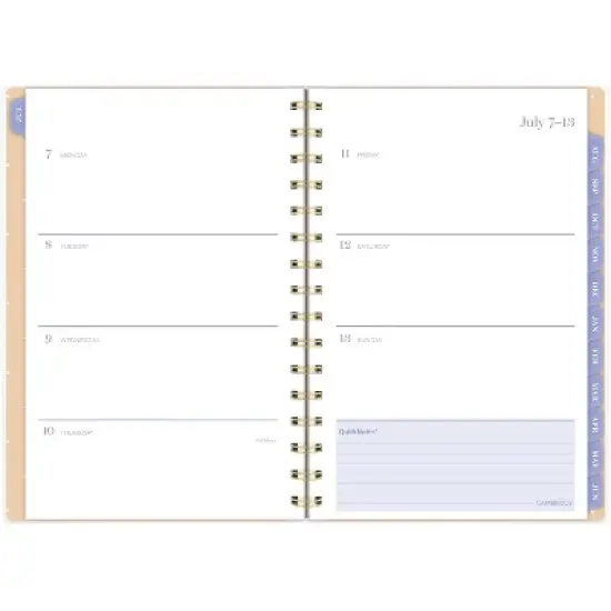 Cambridge 2025-2026 Weekly/Monthly Small Rainbow Skies Planner image {3}
