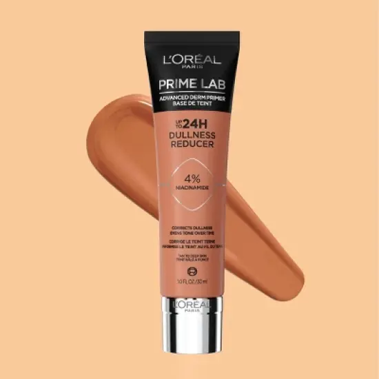 L'Oreal Paris Up to 24hr Lab Primer - Dullness Reducer - 1 fl oz image {1}