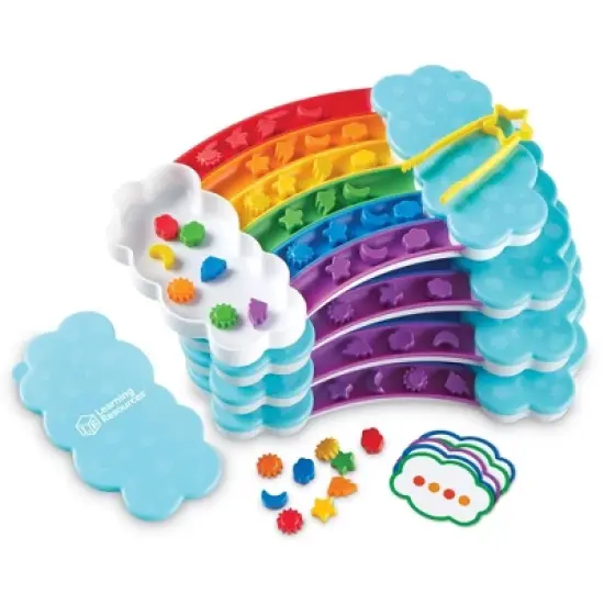Learning Resources Rainbow Sorting Trays Classroom Edition image {1}