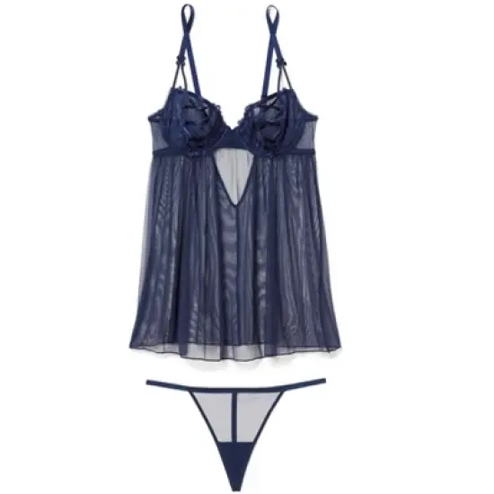 Adore Me Women's Ismelka Babydoll Lingerie image {4}