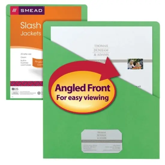 Smead Organized Up Slash Jacket, Letter Size, 25 per Pack image {15}